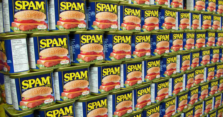 Scatolette di carne SPAM