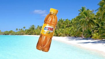 Bottiglia di tè, tropici, perché hanno il collo largo