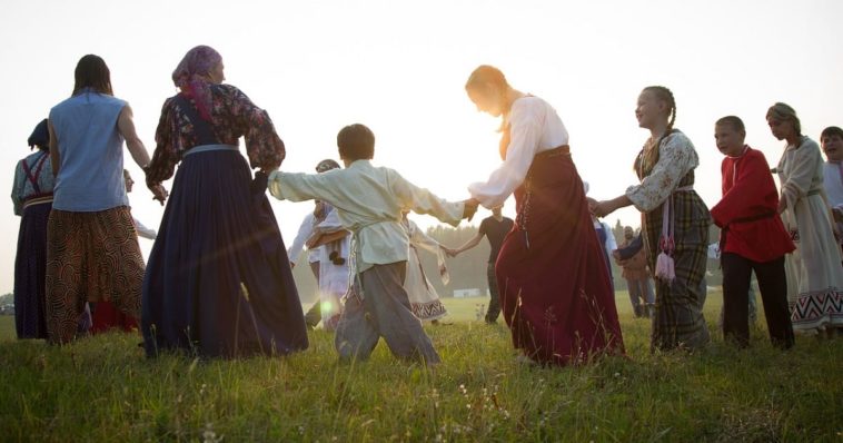 Danza rituale di gruppo