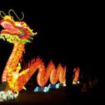 Rappresentazione di un drago cinese.