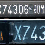 Targhe di Roma.