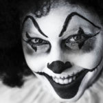 Un clown particolarmente inquietante.