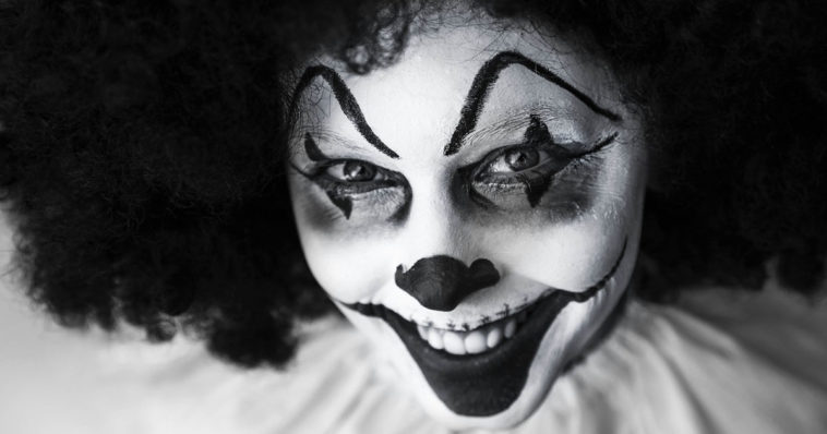 Un clown particolarmente inquietante.