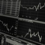 Grafici azionari sull'andamento di titoli e valori