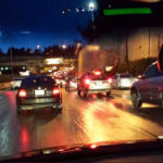 Automobili di sera, fari