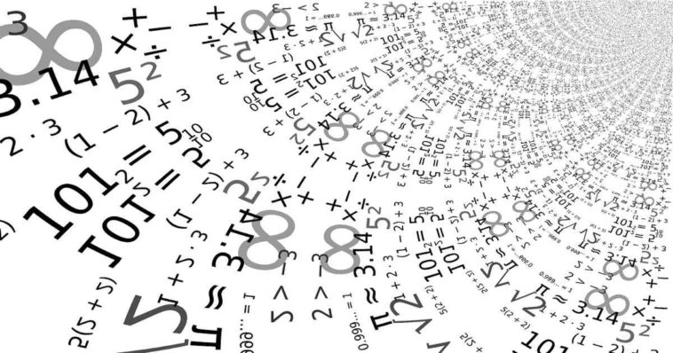Tanti numeri e relazioni matematiche.