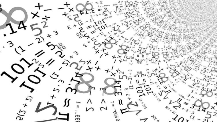 Tanti numeri e relazioni matematiche.