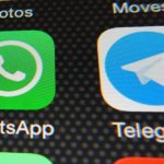 Icone di Whatsapp e di Telegram