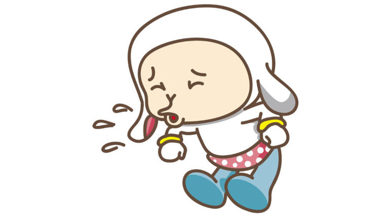 Etciù! Un fantasioso disegno rappresenta il momento di uno starnuto.