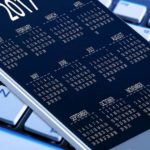 Calendario su display smartphone