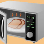 Un classico forno a microonde.