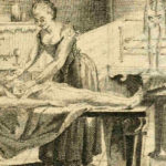 disegno antico sezione cadaveri che diventano neri