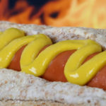 Senape su hotdog