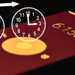 Smartphone sveglia ora legale