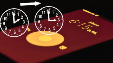 Smartphone sveglia ora legale